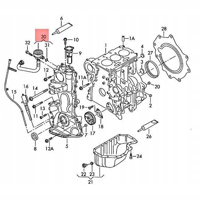 VW SEAT SKODA SOUPAPE 03E103201C ORIGINAL