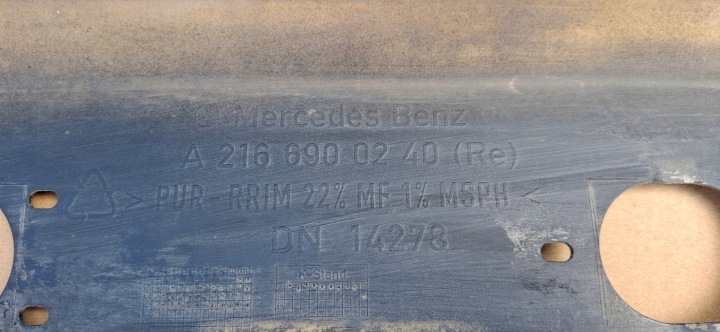 MERCEDES CL W216 MOULURE SEUIL GAUCHE REVÊTEMENT A2166900140