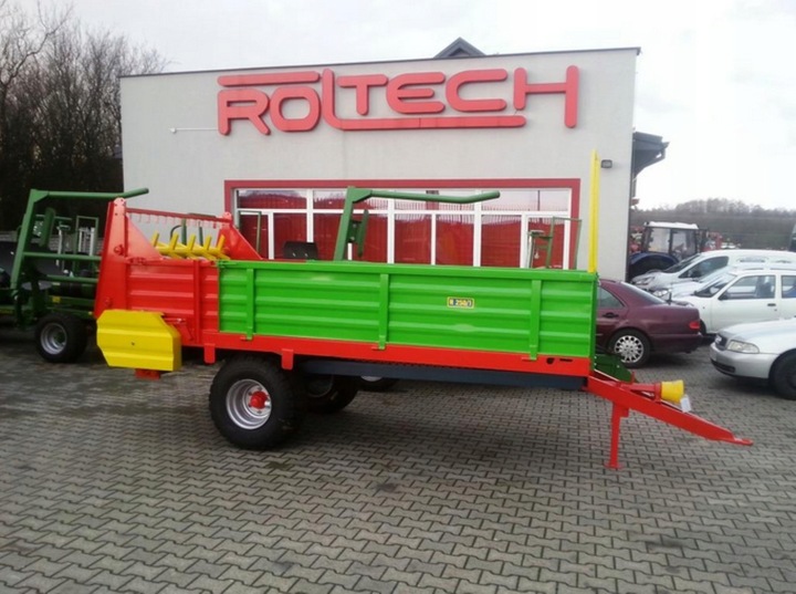 DISTRIBUTEUR FUMIER JEDNOOSIOWY 1,5T 2,5T 3,5T 4T 4,5T JOL-MET N250