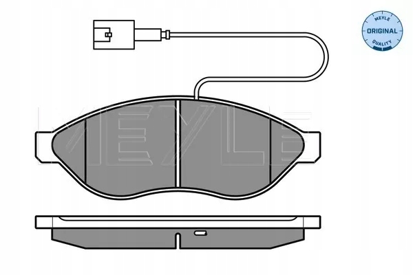 PADS BRAKE FIAT P. DUCATO 06- LOAD 1100/1500 0252446819/W1 MEYLE 