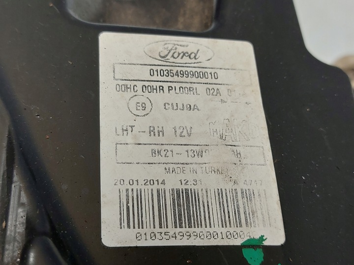 FORD TRANSIT CUSTOM I 13R PHARE DROITE AVANT BK21-13W029-B ANGLAIS