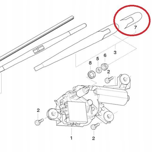 BMW E83 PROTECTION SUSPENSIONS ESSUIE-GLACES 61623427800