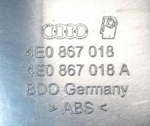 COLLECTEUR PORTES DROIT AVANT 4E0868016 AUDI A8 S8 D3
