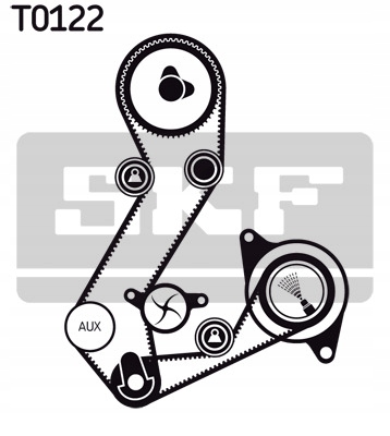 DISTRIBUTION JEU COURROIE GALET FORD COURIER, ESCORT '95, ESCORT CLASSIQUE