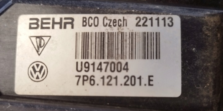 RADIATEURS ENSEMBLE VENTILATEUR VW TOUAREG 7P TDI TFSI