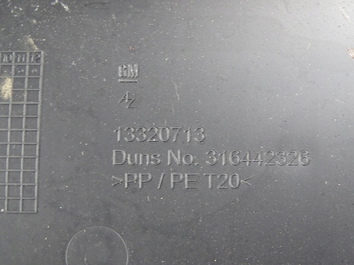 CHÂSSIS PROTECTION SUPÉRIEURE BATTERIE OPEL ASTRA IV 4 J 2009-2015 CDTI DIESEL