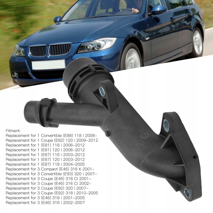 RACCORD TUYAUX WEZA REFROIDISSEMENT 11537560130