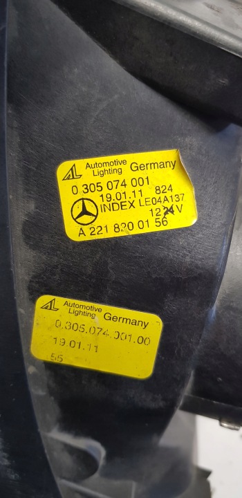 PHARES ANTIBROUILLARD AVANT MERCEDES S-KLASA W221