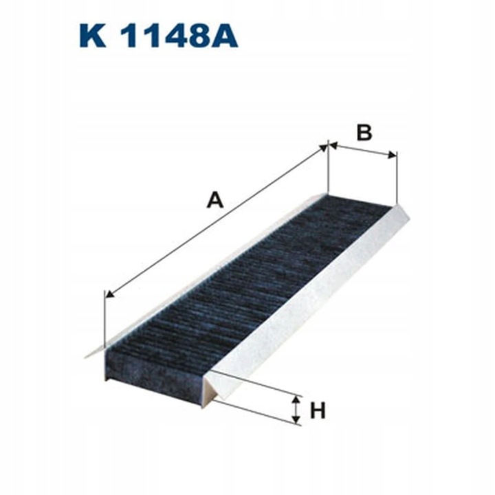 FILTR, VENTILACIÓN PRZESTRZENI PASAZERSKIEJ FILTRON K 1148A 