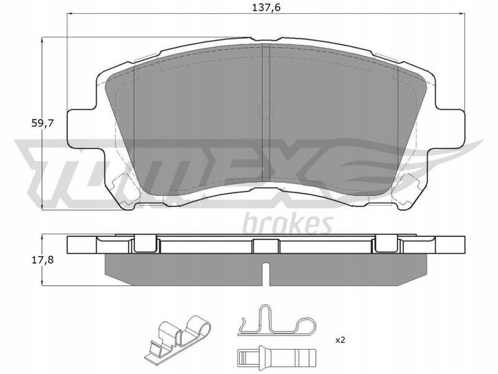 ZAPATAS SUBARU LEGACY II 2.5 96-99 MITSUBISHI GRANDIS 2.4 04-11 