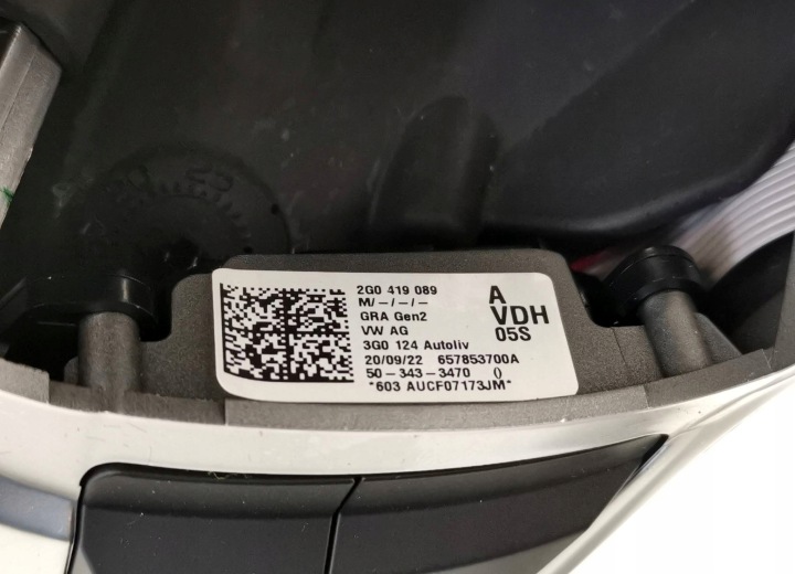 VOLANT VW T-CROSS CADDY PASSAT ARTEON 3H 2G0419089A VDH NEUF ORIGINE
