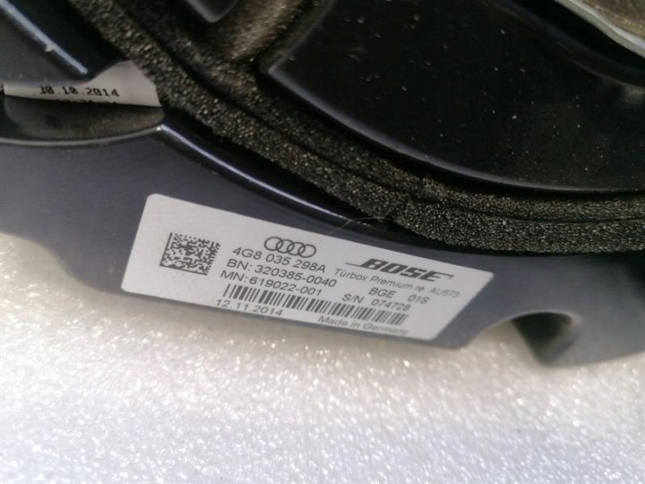 AUDI RS7 A7 4G8 BOSE SPEAKER SET 4G8035297A LOUDSPEAKERS
