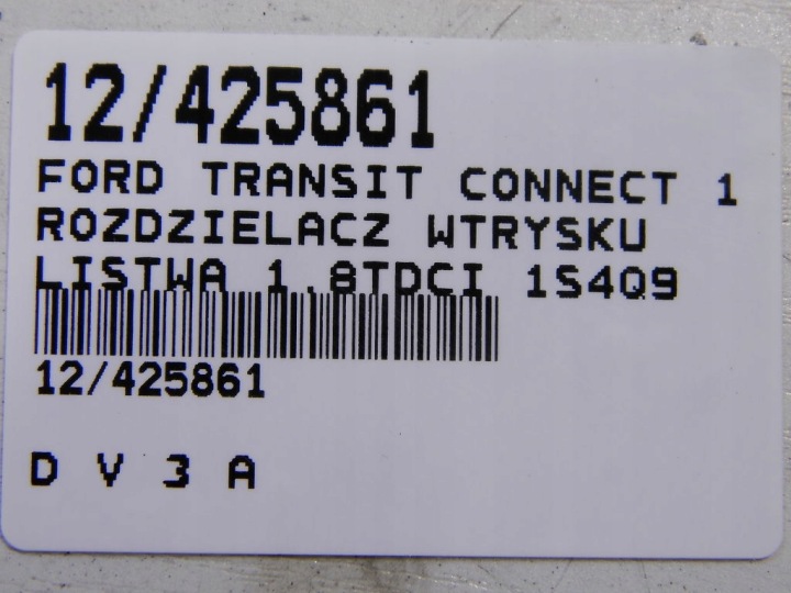 FORD TRANSIT CONNECT 1 DISTRIBUTEUR CARBURANTS 1S4Q9D280AD CONDUITES DE DÉRIVATION D'INJECTION