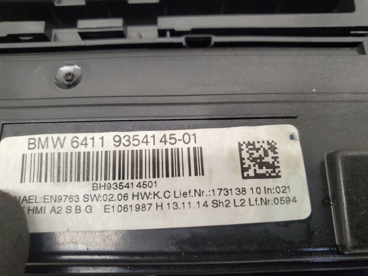 BMW 3 F30 F35 F31 9354145 CONTRÔLEURS I ÉLÉMENTS ÉLECTRIQUE