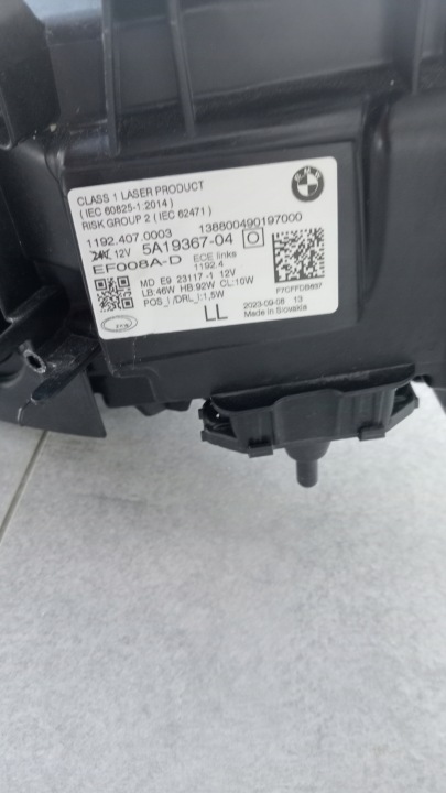 BMW I4 PHARE PROJECTEUR GAUCHE 63119851041