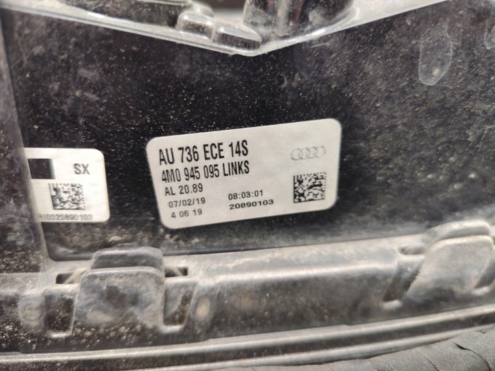 AUDI Q7 4M PARE-CHOCS ARRIÈRE COMPLET 6PDC LY8S
