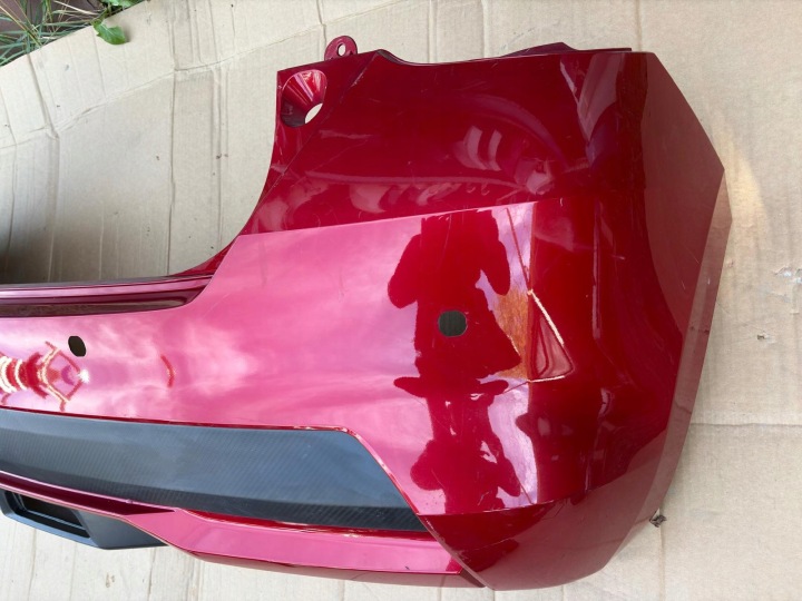 PARE-CHOCS ARRIÈRE ARRIÈRE ARRIÈRE NISSAN MICRA V 5 K14 2016-2022 2017 4XPDC ROUGE