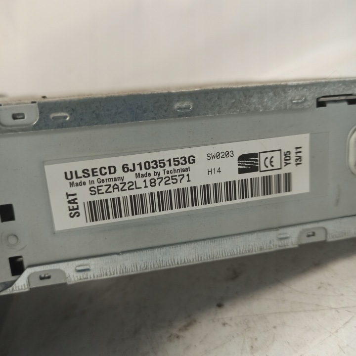 SEAT IBIZA 6J8 RADIO AUTORADIO MP3 6J1035153G