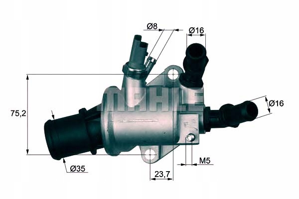 TERMOSTATO BEHR TI 143 88 FIAT, OPEL, SAAB, SUZUKI 