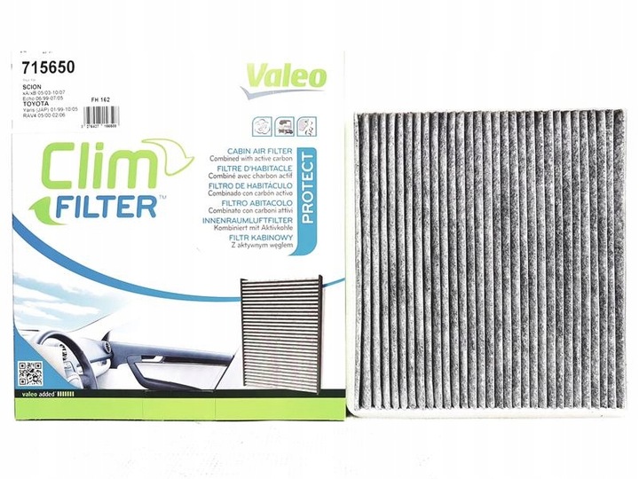 FILTRO AIRE DE CABINA VALEO 715650 