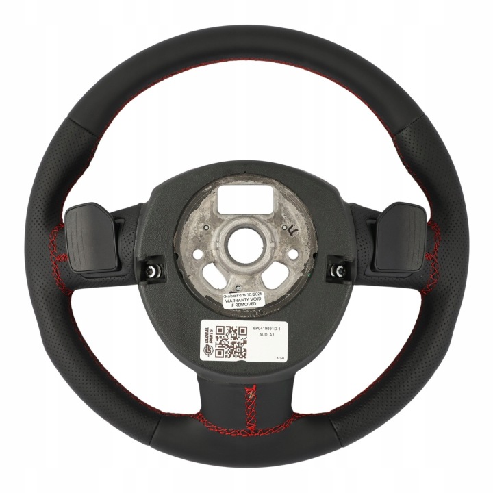 AUDI A3 8P VOLANT S-LINE NEUF NOIRE CUIR PALETTES 8P0419091D