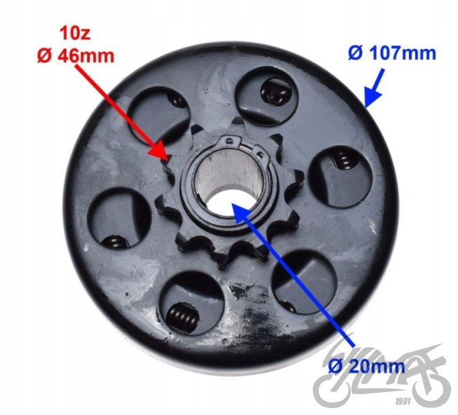 EMBRAYAGE ODSRODKOWE VERS LIFAN GOKART 160 200