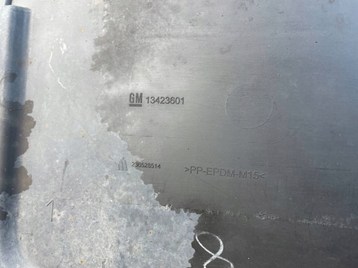 PLAQUE PROTECTION PLANCHER SOUS PARE-CHOCS OPEL ASTRA V K 13423601 2015-