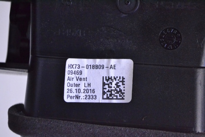 JAGUAR XE 2016 BUSES GRILLES CONDUIT D'AIR TABLEAU DE BORD INSTRUMENTATION