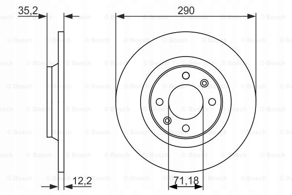 DISCOS ZAPATAS PARTE TRASERA BOSCH CITROEN DS3 