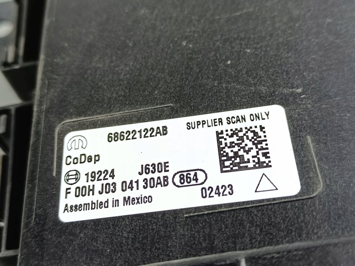 2023 JEEP GRAND CHEROKEE WL AUTRE CONTRÔLEURS 68622122AB
