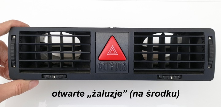 SKODA OCTAVIA I 1 MK1 CENTRALE GRILLE GRILLES CONDUIT D'AIR CONDUIT FONCTIONNEL