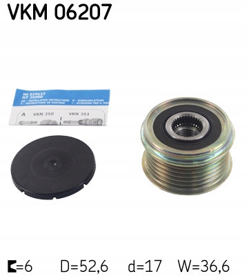 SKF VKM 06207 ROLLO TENSOR NISSAN 