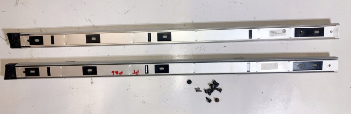 RAIL COUVERCLES DE COFFRE PASSAT B6 3C9863555, 3C9863556 ENSEMBLE GAUCHE DROITE