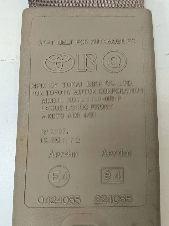 LEXUS LS 400 LS400 94-97 CEINTURE DE SÉCURITÉ GAUCHE AVANT GAUCHE AVANT LE01