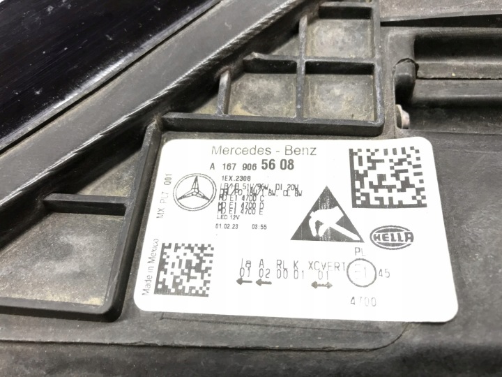 MERCEDES GLE W167 MULTIBEAM PHARE DROITE AVANT A1679065608