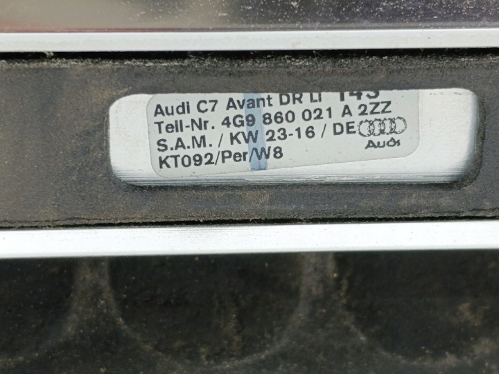 BARRES DE TOIT AUDI A6 C7 RESTYLAGE 4G9860022A 4G9860021A