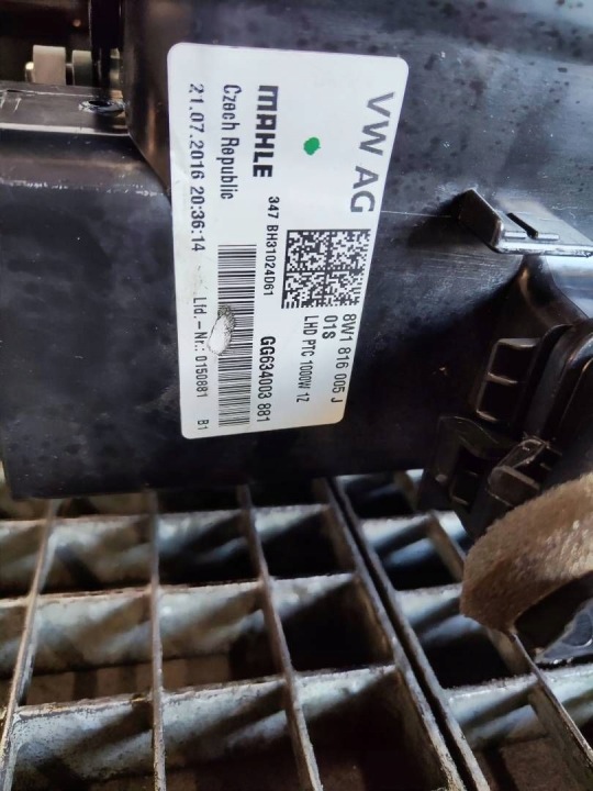 CHAUFFAGE OBDUDOWA 8W1816005J AUDI A4 B9 EUROPE