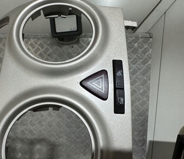OPEL CORSA D DÉCOR CONSOLES CENTRALE COULEUR DORÉE