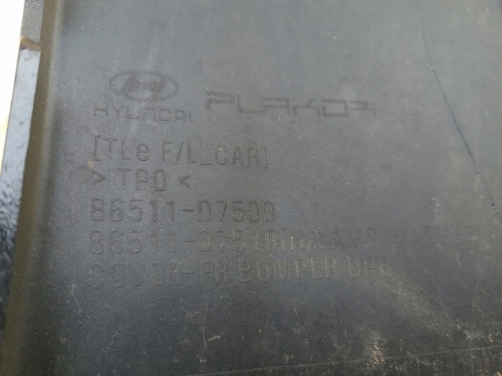 PARE-CHOCS AVANT AVANT HYUNDAI TUCSON 3 III LIFT 2018-2021R