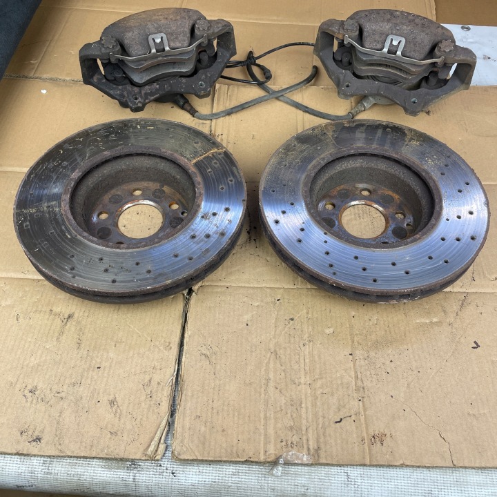 MERCEDES W212 09-12R 3.0CDI DISQUES WIERCONE 322MM ÉTRIERS FREINS AVANT
