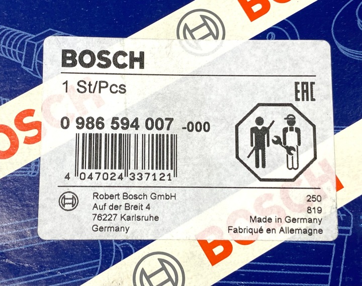 CAPTEUR ABS CAPTEUR VITESSE MARCHE ARRIÈRE ROUES BOSCH 0 986 594 007