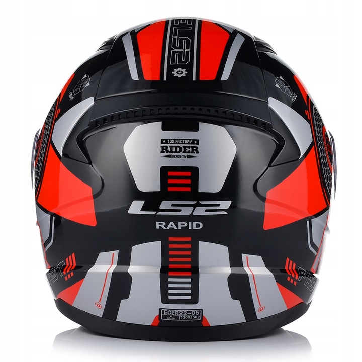 HELMET FOR MOTORCYCLE LS2 FF353 RAPID STRATUS BLK/RED INTEGRALNY SYSTEM PINLOCK 