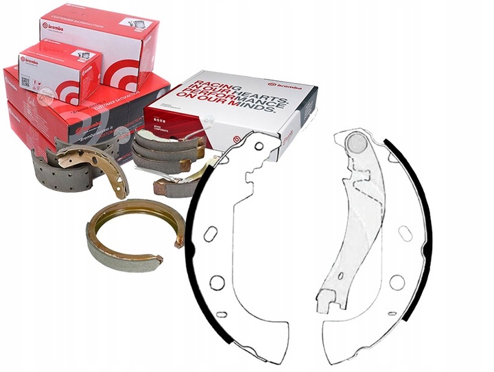 BRAKE SHOES BRAKE FIAT MAREA MULTIPLA PALIO SIENA photo 1 - milautoparts-fr.ukrlive.com