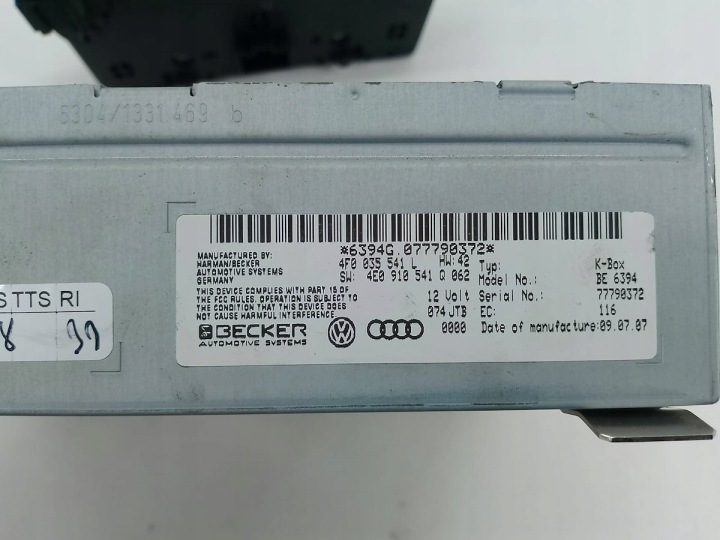 KIT MULTIMÉDIA AUDI A6 C6 4F0035541L 4E0910541Q 4F2919611H 4E0910336K