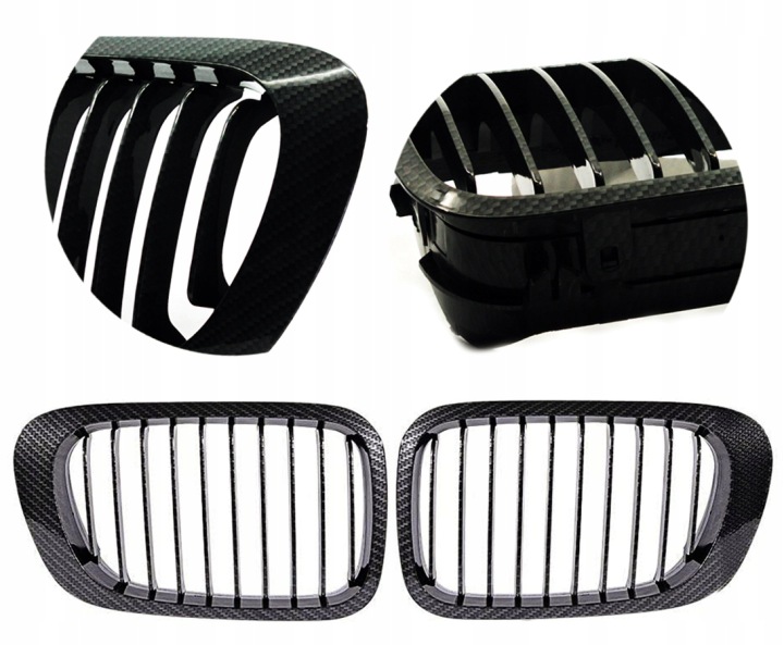 GRILLE GRILLES BMW E46 M3 2000-2007 DANS CARBONIE