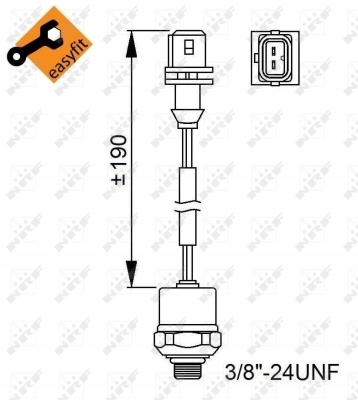 NRF COMMUTATEUR PRESSION CLIMATISATION MERCEDES ACTROS MP2 MP3