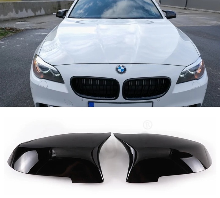 DIFUSORES ESPEJOS PARA BMW F10 F11 M5LOOK BRIDAS AL ESPEJOS 2013-2017 RESTYLING 