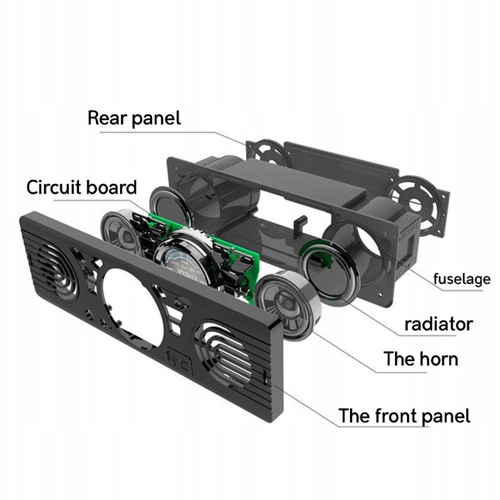 AUTO ALTAVOZ RADIO MP3 12,0 V 