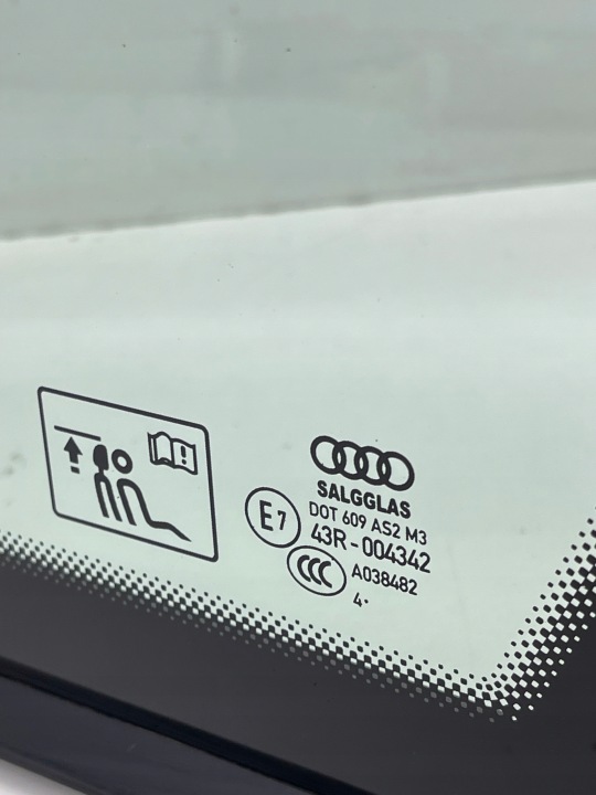 AUDI A6 C7 LIFT BERLINE VITRE CARROSSERIE DROIT ARRIÈRE ORIGINAL
