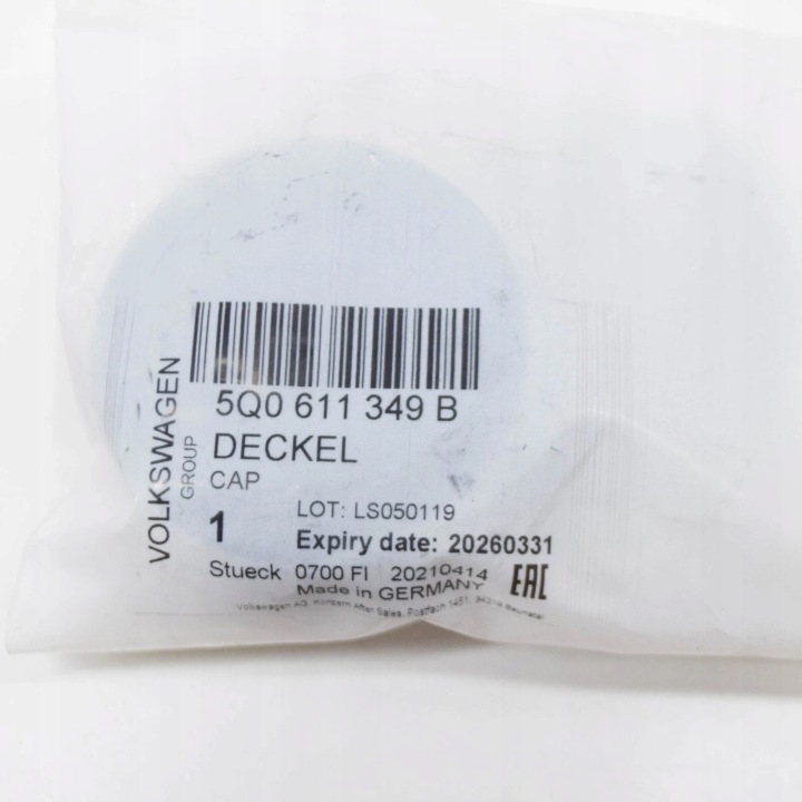 AUDI A3 8V BOUCHON RÉSERVOIR LIQUIDE DE FREIN 5Q0611349B